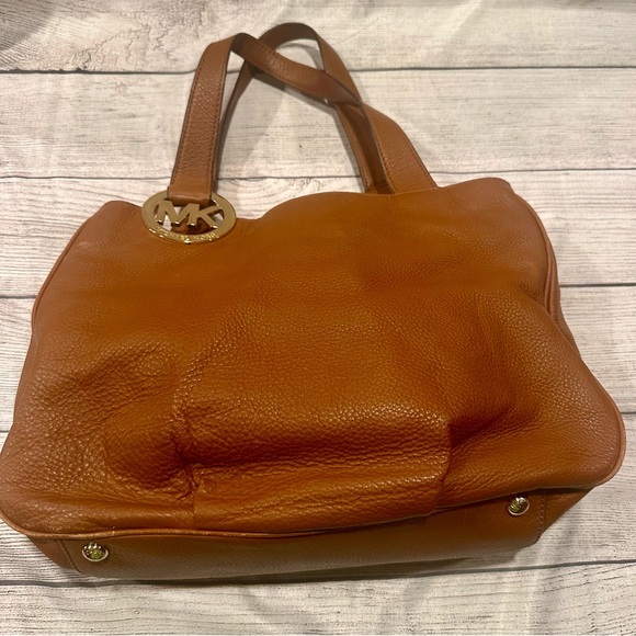 MICHEAL Michael Kors Fulton Tote pebbled leather purse *READ* - Picture 15 of 15